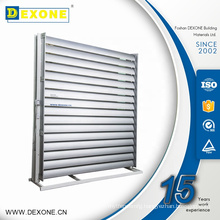 Aerofoil aluminum extrusion louver shutter